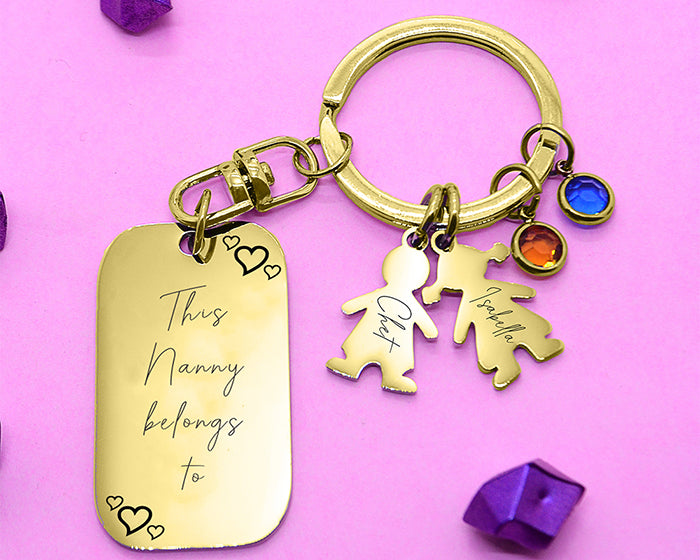 Kids Love Handwriting Keyring Tag (One charm is included)