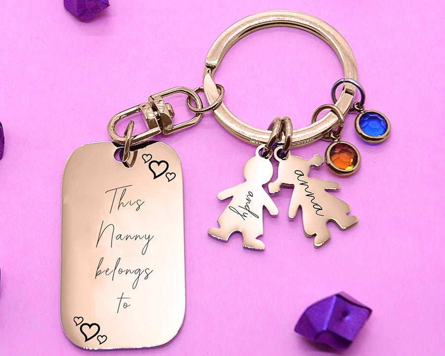 Kids Love Handwriting Keyring Tag (One charm is included)