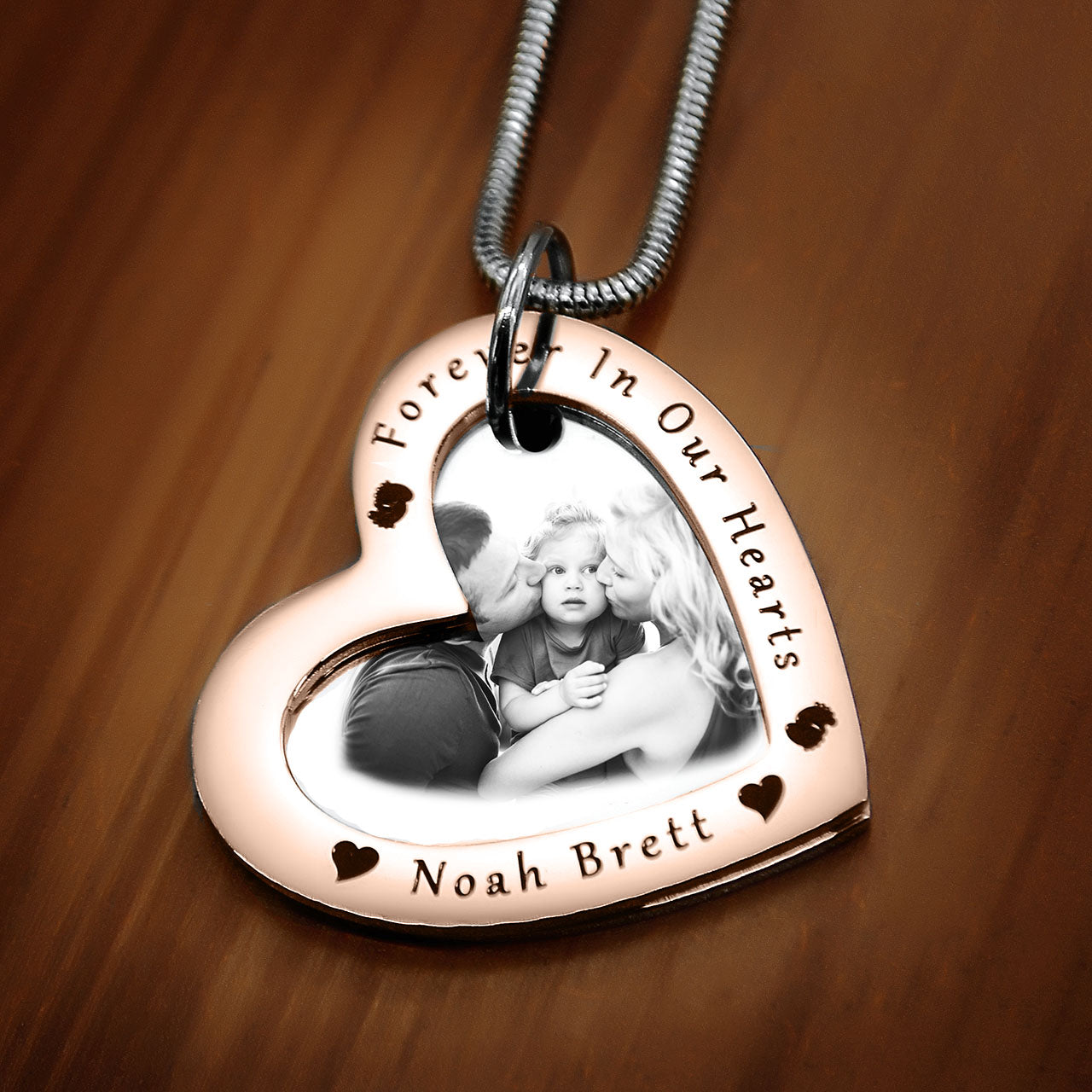 Love Forever Photo Necklace