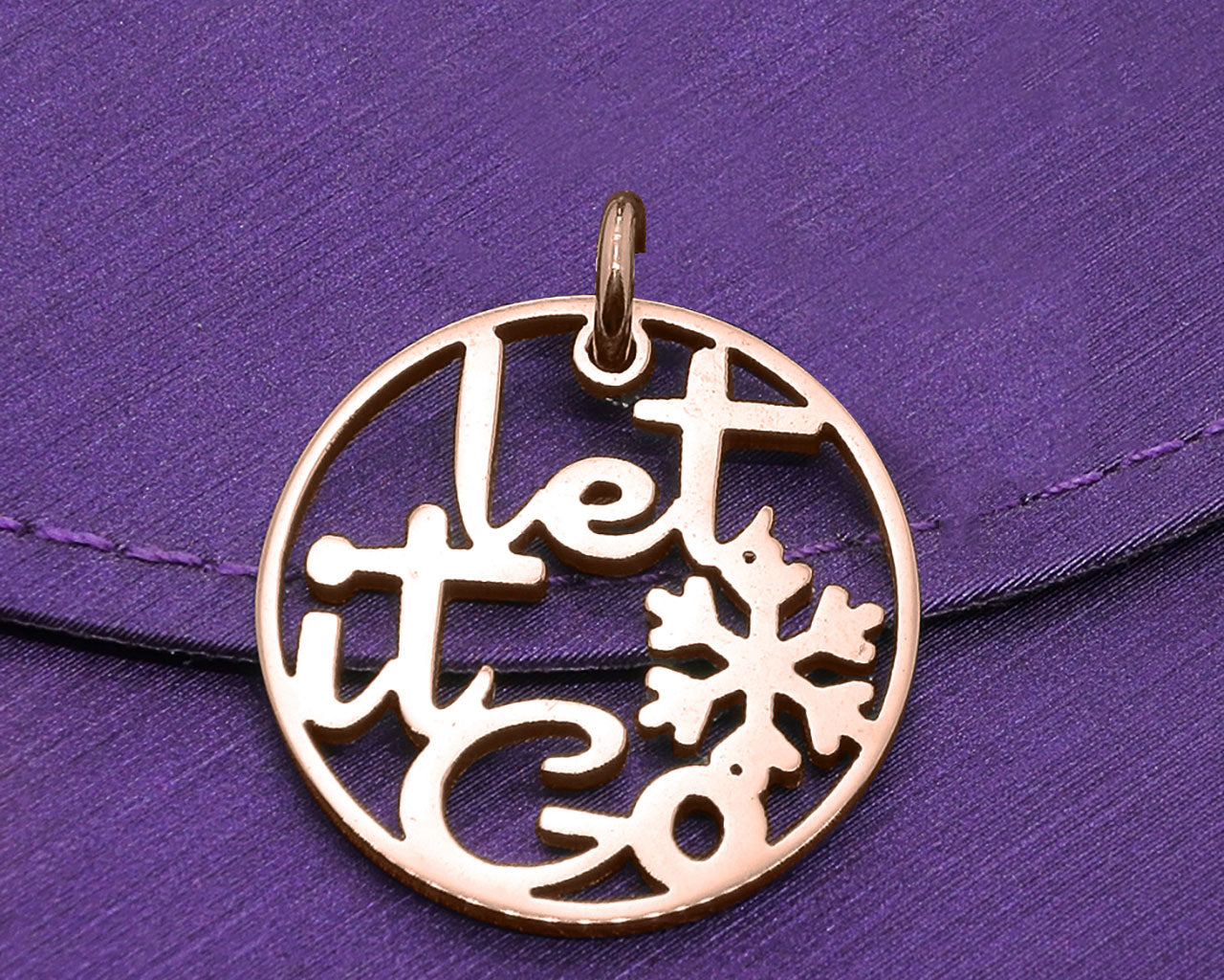 Let It Go Charm for Keyring