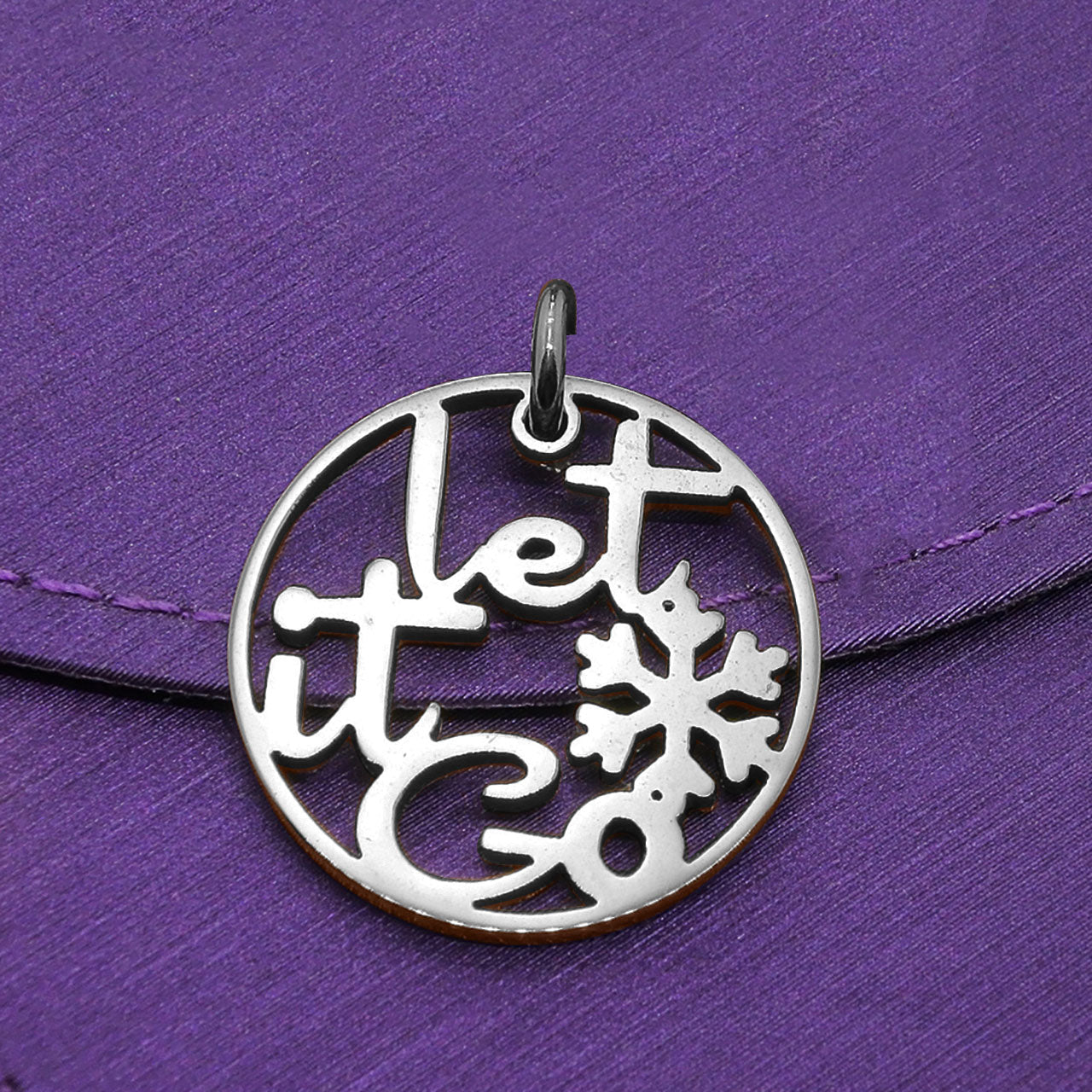 Let It Go Charm for Keyring