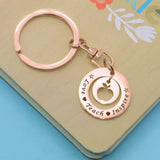 Love Teach Inspire Teacher Keyring