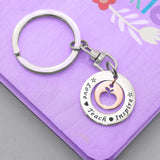 Love Teach Inspire Teacher Keyring