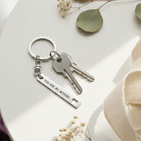 Belle Fever missing piece keychain on keys lifestyle, romantic couple jewellery, anniversary keepsake, meaningful daily carry reminder