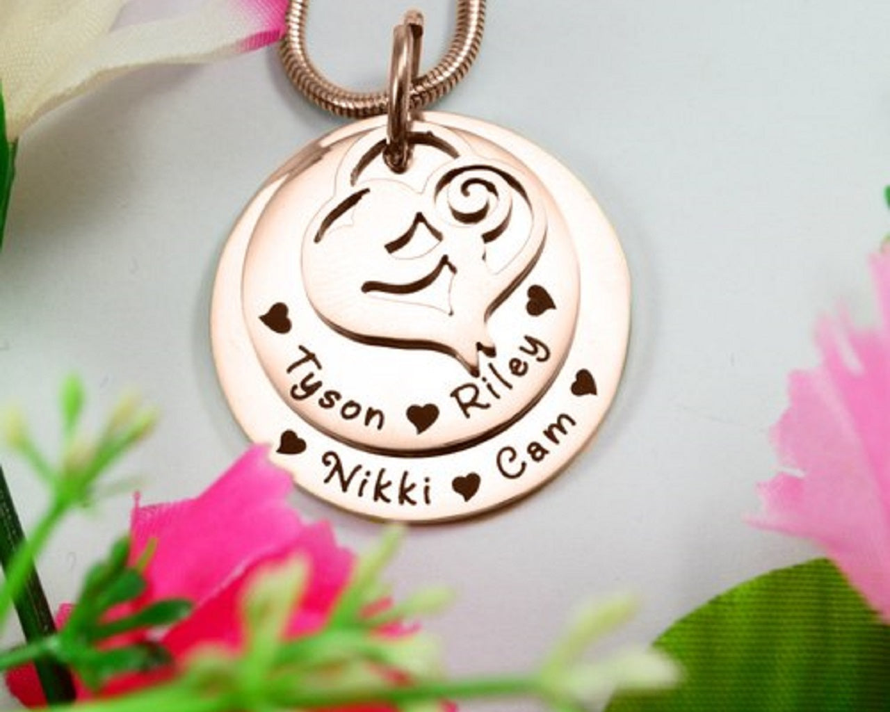 Mother's Disc Necklace