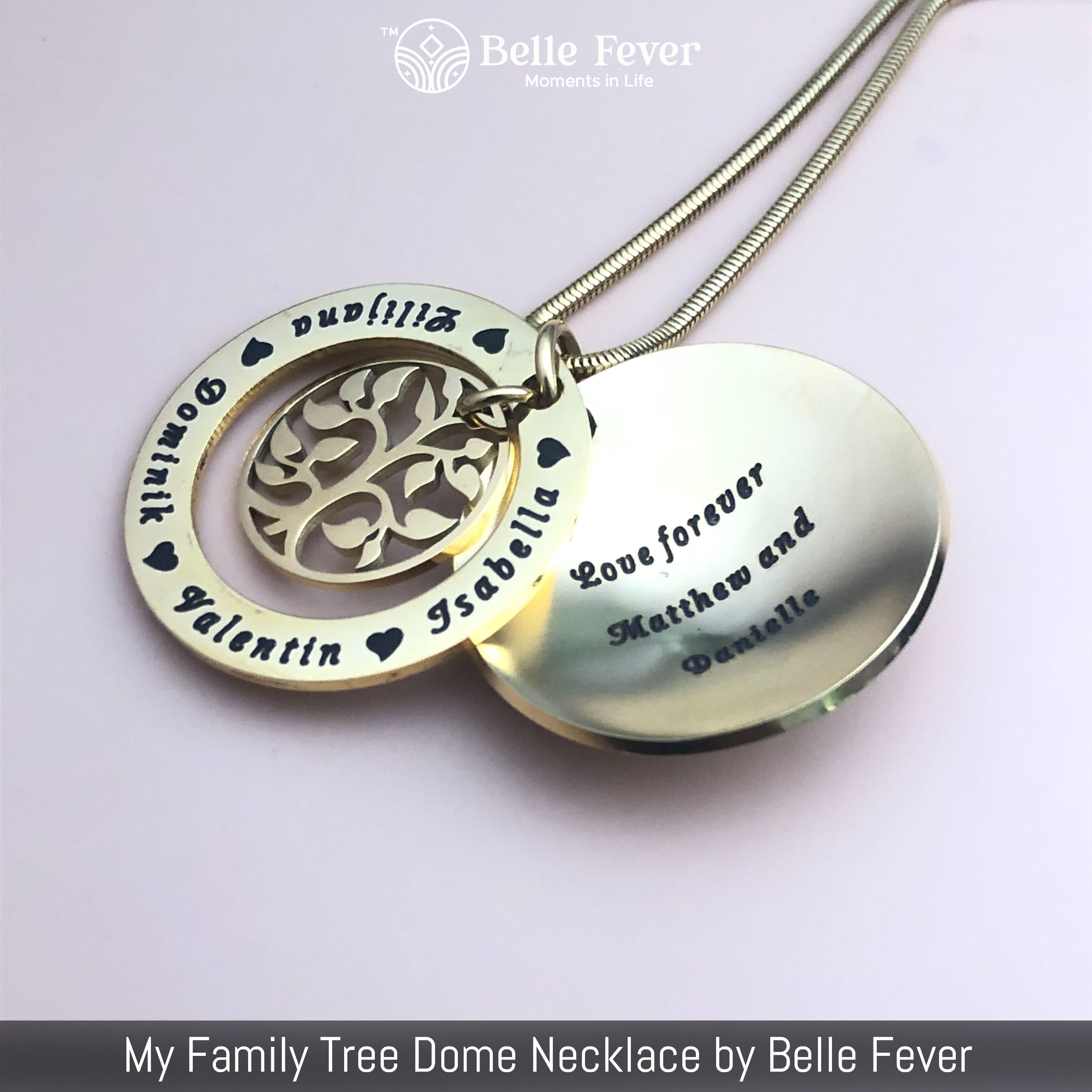 My Family Tree Dome Necklace