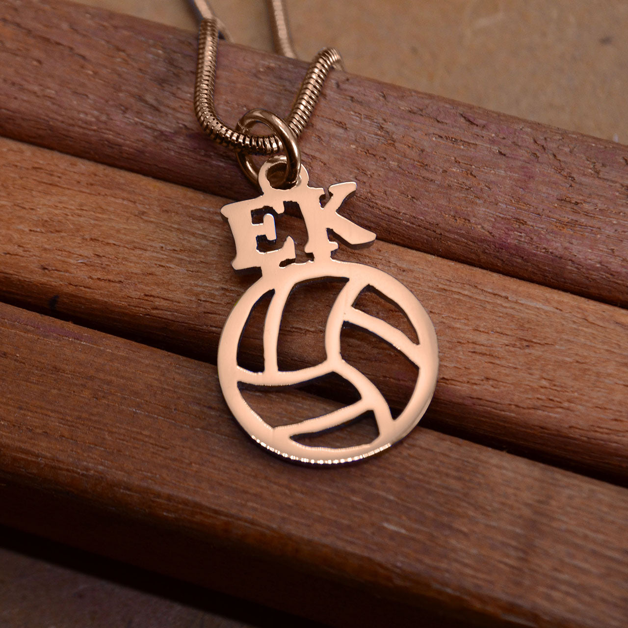 Netball Initial Necklace