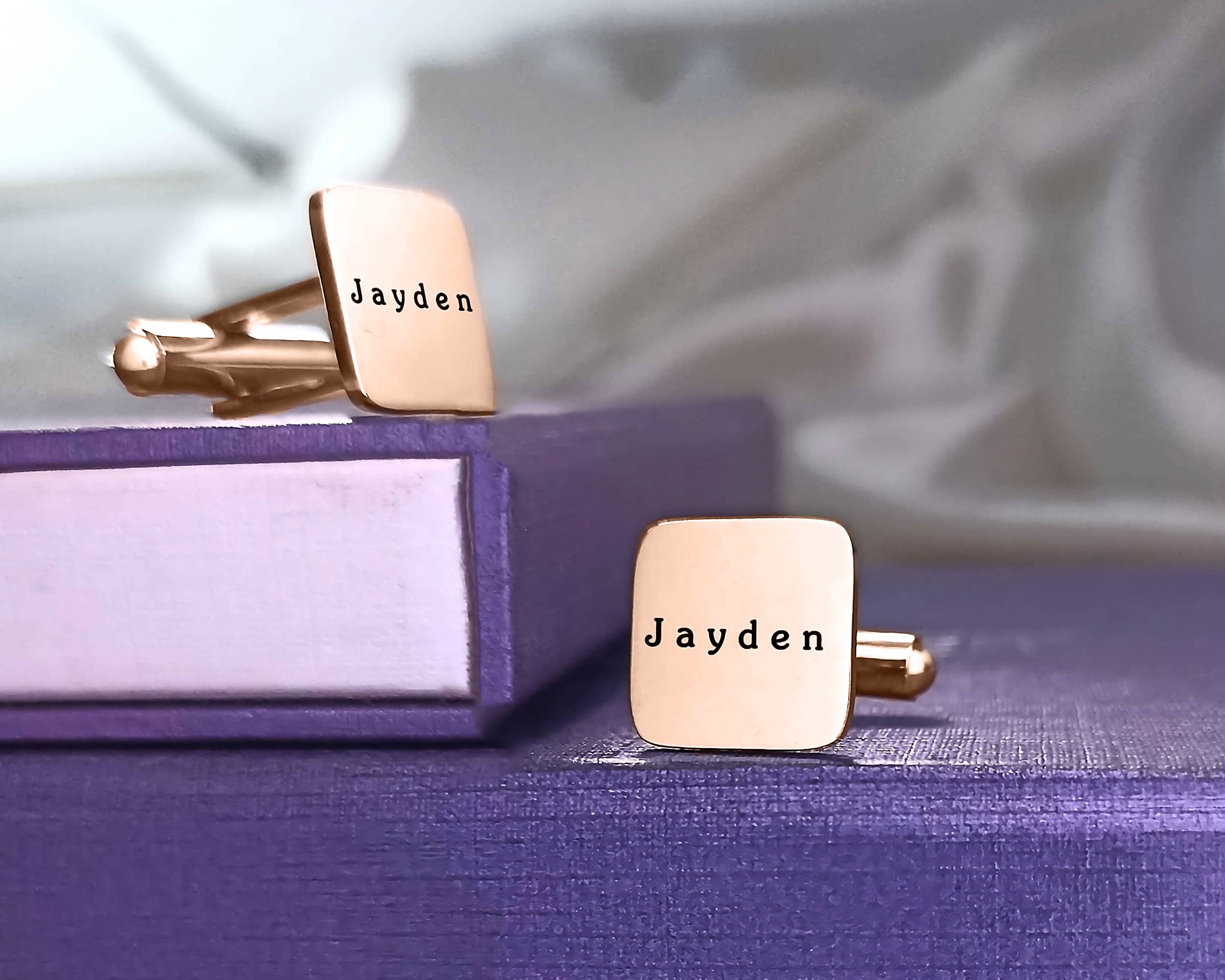Personalised Square Cufflinks
