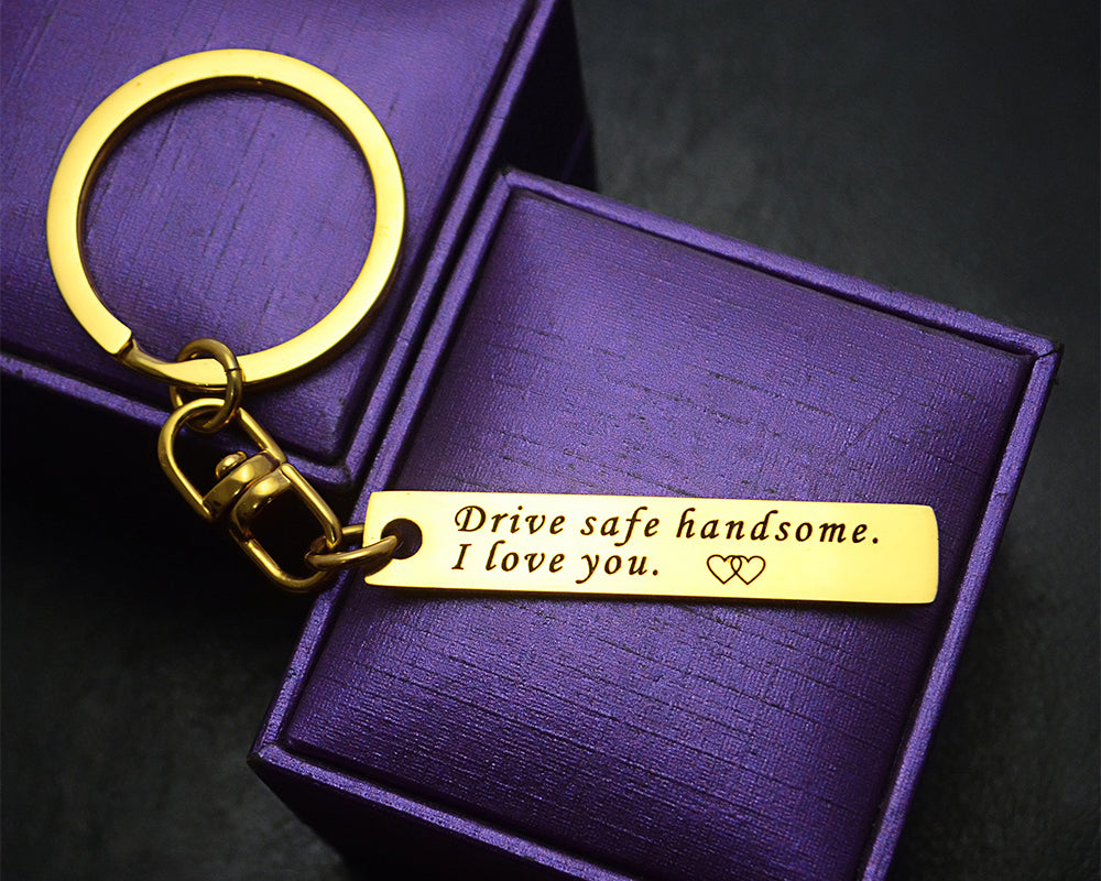 Gold Reminder Tag Keyring - Keyrings by Belle Fever