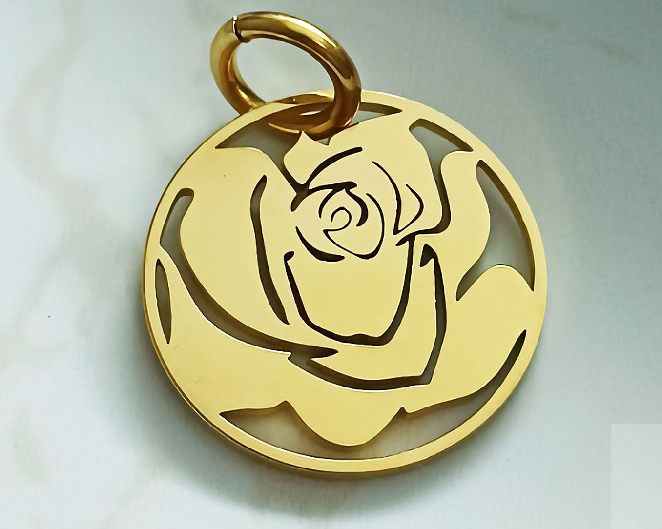Rose Charm for Keyring