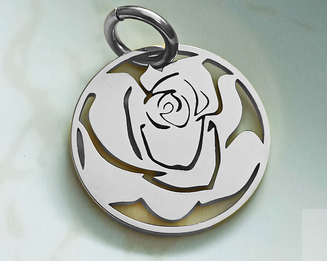 Rose Charm for Keyring