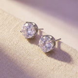 Round Stud Earrings