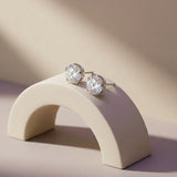 Round Stud Earrings