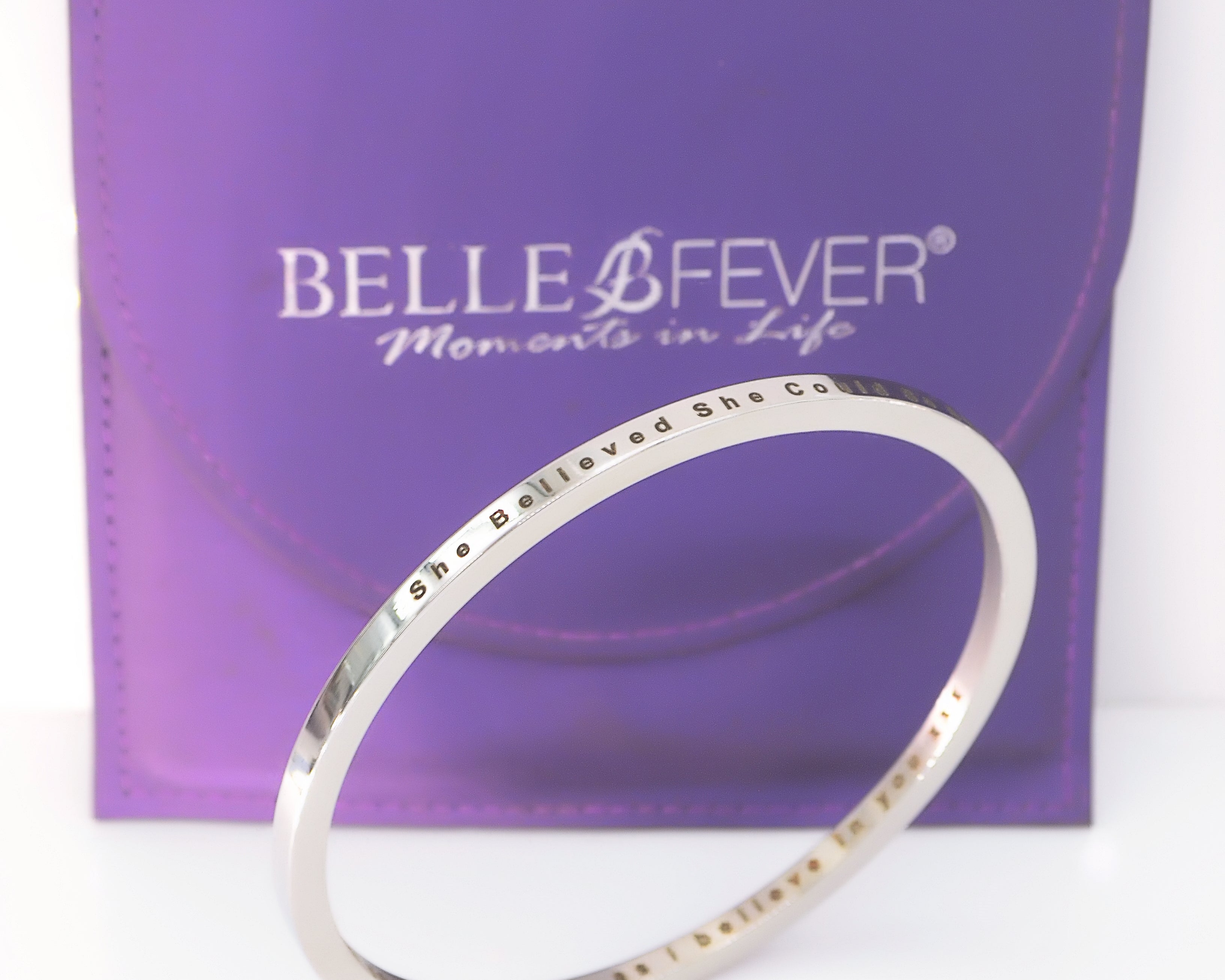 BUY ONE GET ONE She Believed She Could Personalised Bangle