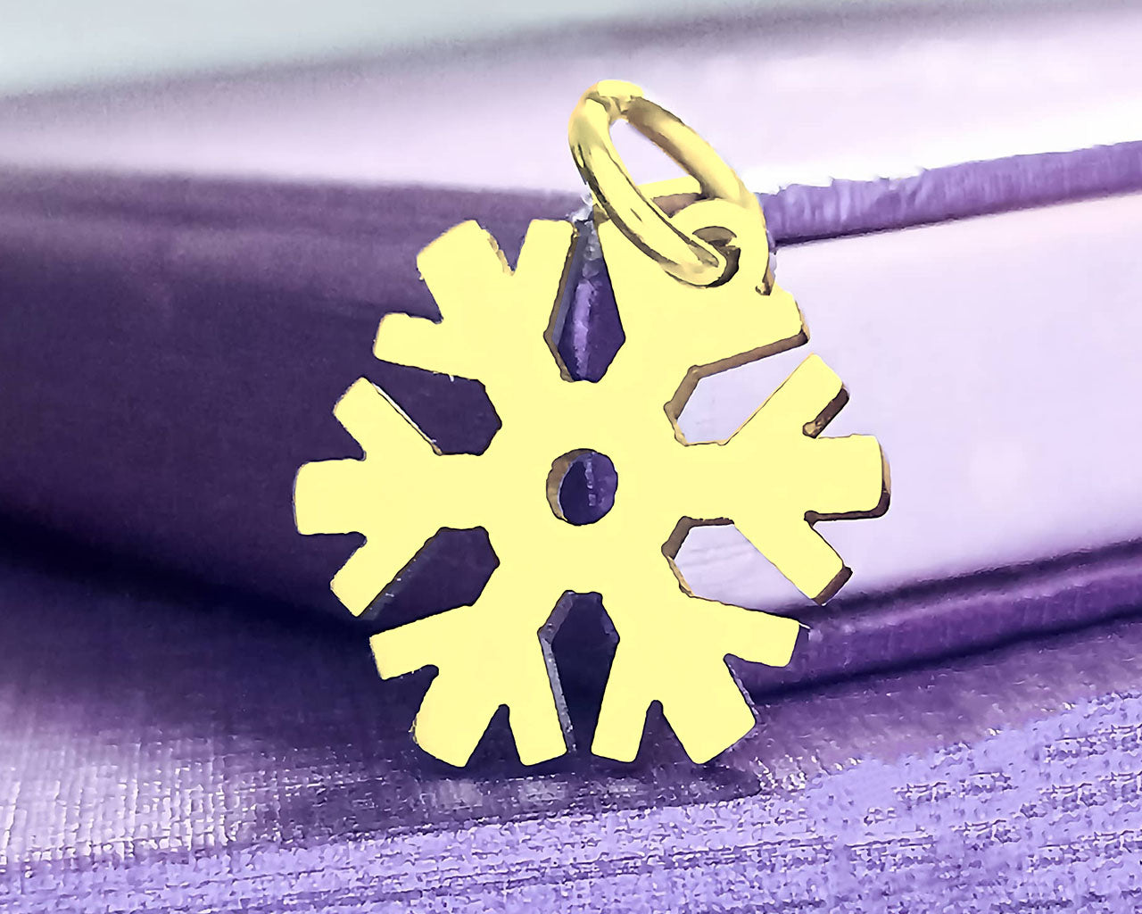 Snowflake Charm for Keyring