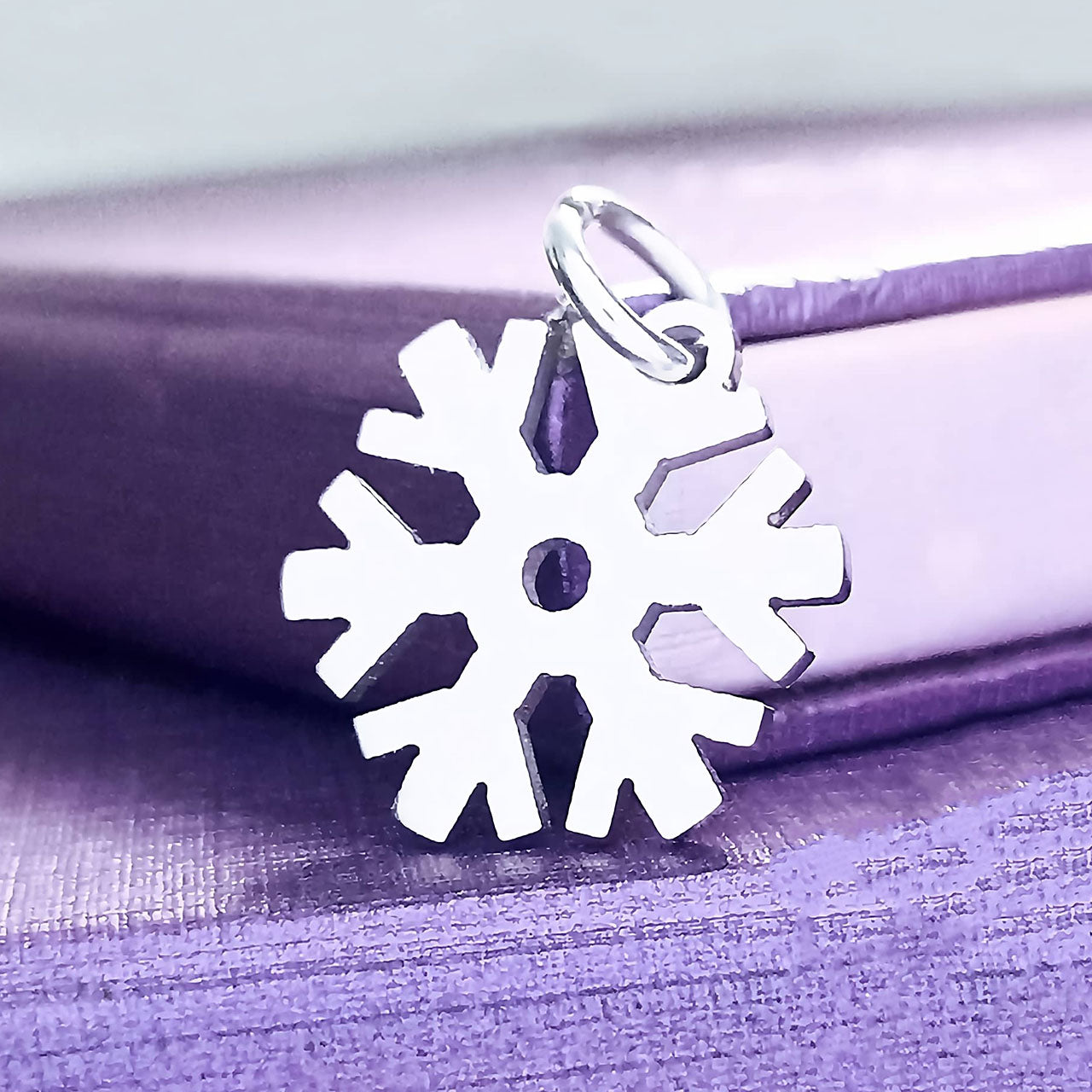 Snowflake Charm for Keyring