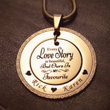 Sparkling Love Story Necklace