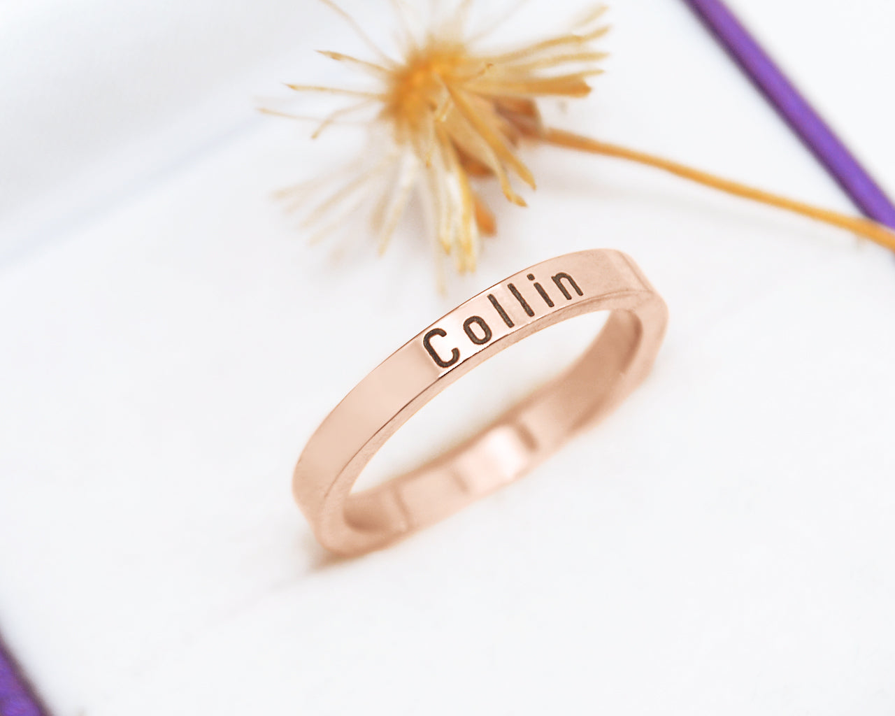 Stackable Personalised Classic Ring