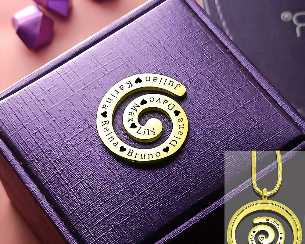 Swirl Charm Medium 30mm for Dream Locket