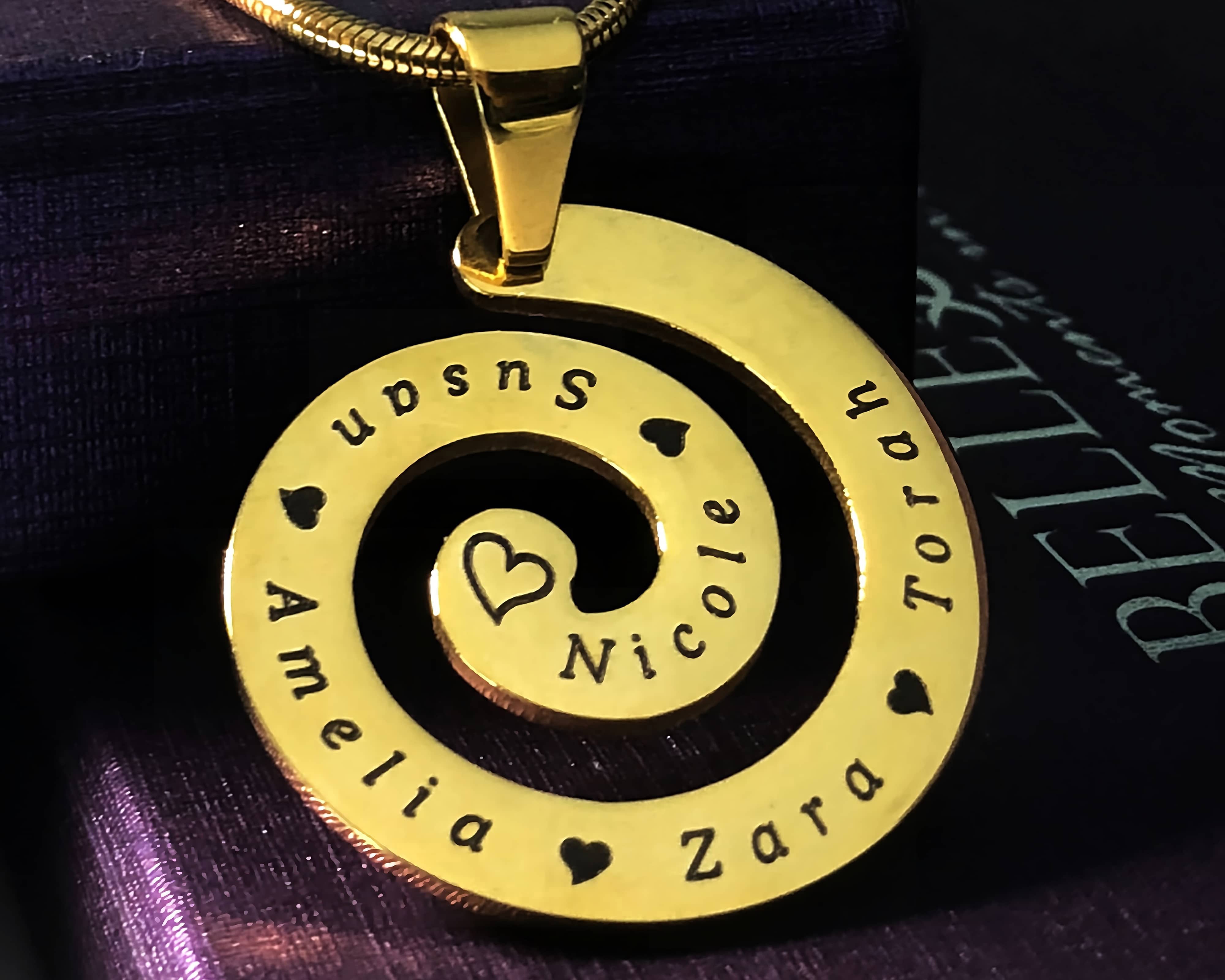 Swirls of Time Necklace