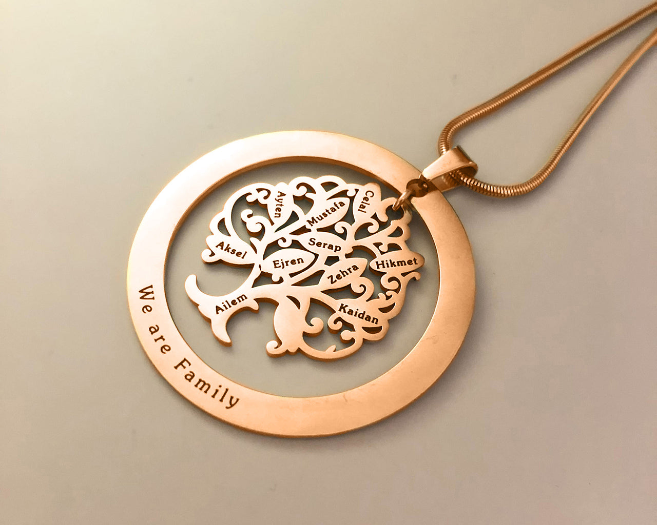 Tree of My Life Necklace with Washer
