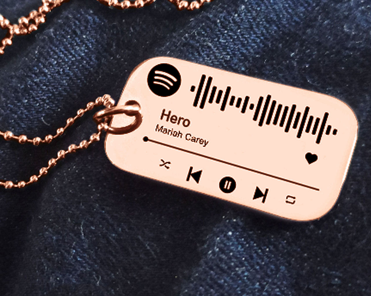 BUY ONE GET ONE FREE Personalised Music Tag