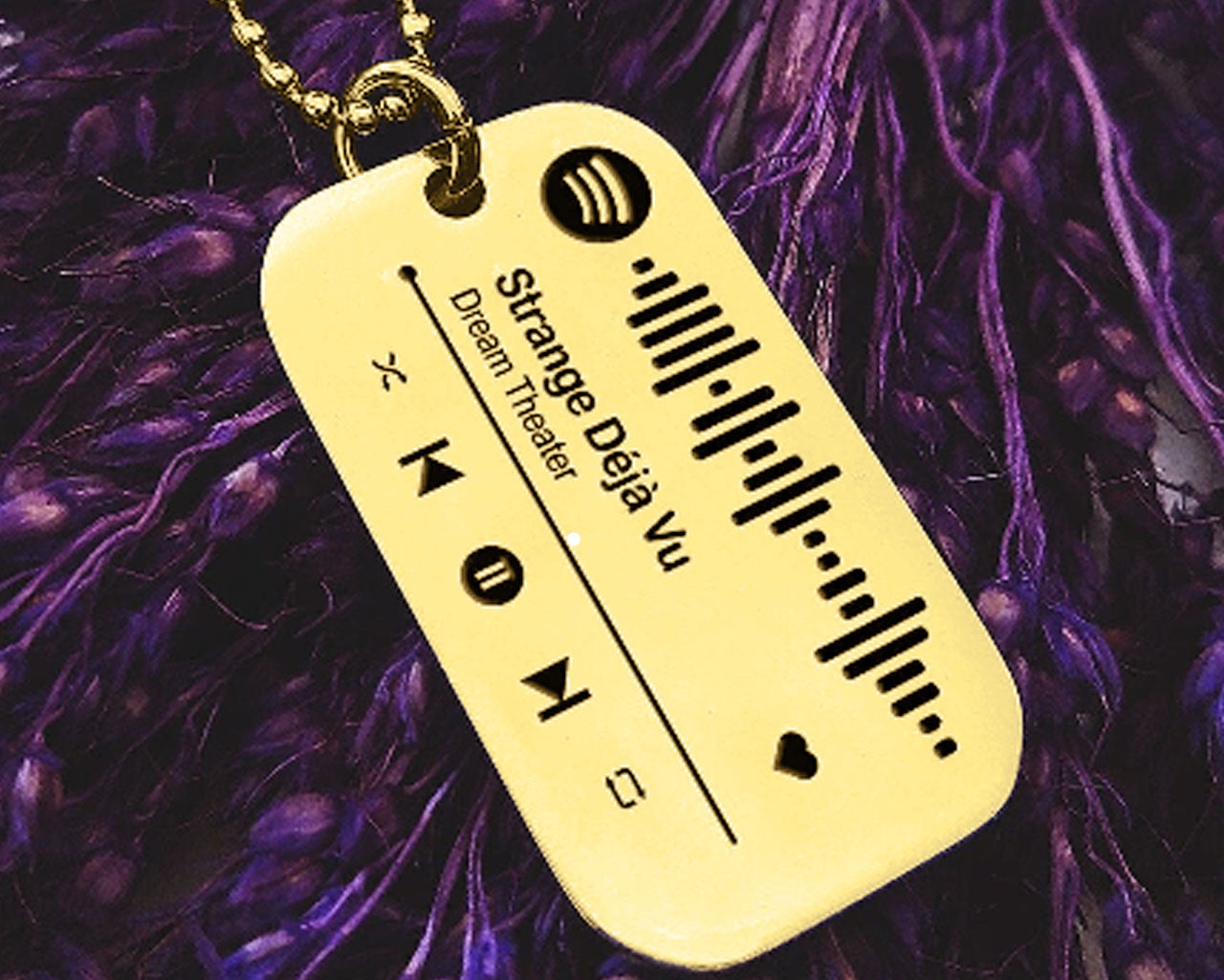 BUY ONE GET ONE FREE Personalised Music Tag