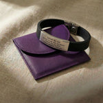 Always Remember personalised ID bracelet presented in elegant jewelry gift wallet