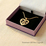 Angel In My Heart necklace presented in elegant jewelry gift box packaging