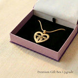 Angel In My Heart necklace presented in elegant jewelry gift box packaging