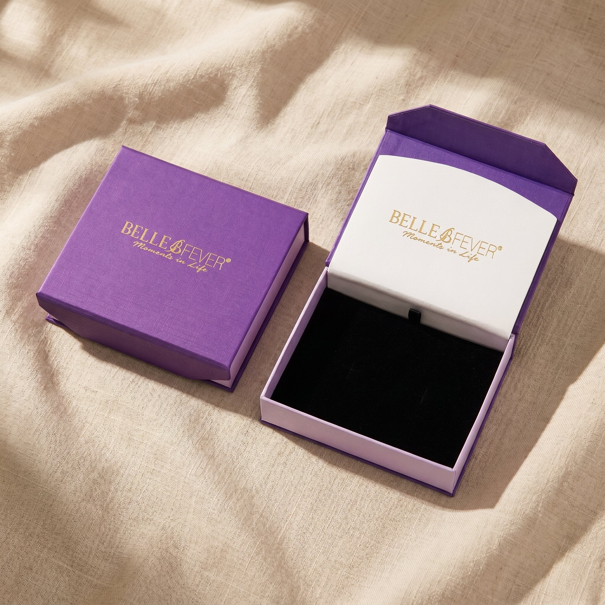 Belle Fever luxury gift box for jewellery gifting, premium keepsake packaging for necklaces or bracelets