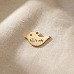 Personalized gold bird charm for Dream Locket bracelet symbolizing freedom, hope, and meaningful memories