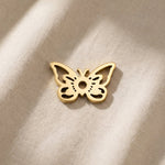 Gold butterfly charm for Dream Locket bracelet symbolizing transformation, beauty, and new beginnings