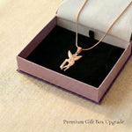 Fairy Name Necklace in premium gift box, personalised name jewellery gift idea
