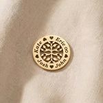 Gold family tree charm for Dream Locket bracelet symbolizing family roots, connection, and generational love