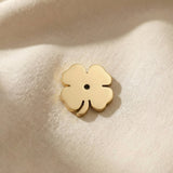Gold four-leaf clover charm for Dream Locket bracelet symbolizing luck, hope, and positive new beginnings