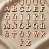 nitial Necklace alphabet options showing A to Z letter pendants for personalised jewellery