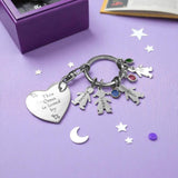 Kids Love Heart Keyring (One charm is included)