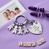 Kids Love Heart Keyring (One charm is included)