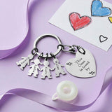 Kids Love Heart Keyring (One charm is included)