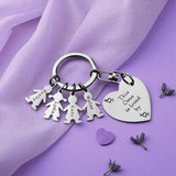 Kids Love Heart Keyring (One charm is included)