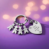 Kids Love Heart Keyring (One charm is included)