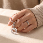 Hand holding love teach inspire keyring, meaningful teacher appreciation gift and personalised keepsake