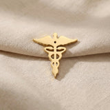 Gold medical symbol charm for Dream Locket bracelet honoring healthcare professionals and medical journeys