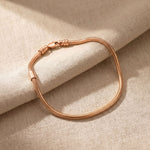 Moments charm bracelet in rose gold with interchangeable charms, personalised jewellery design