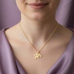 Penta Heart Puzzle Necklaces - Puzzle Jewellery by Belle Fever Personalised Jewellery