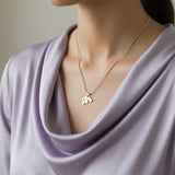 Penta Heart Puzzle Necklaces, Custom Engraved Name Pendant, Belle Fever Personalised Jewellery