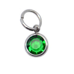 12th SILVER Hanging Birthstone Charm (Optional) - Options Variants