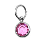 13th SILVER Hanging Birthstone Charm (Optional) - Options Variants