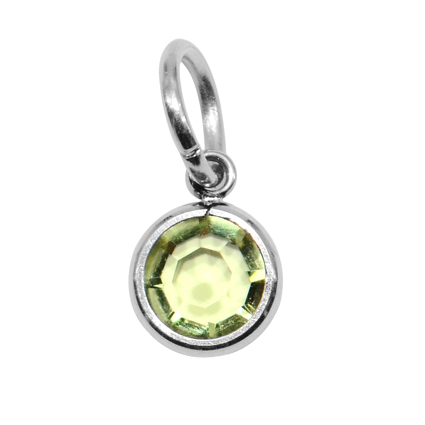 13th SILVER Hanging Birthstone Charm (Optional) - Options Variants